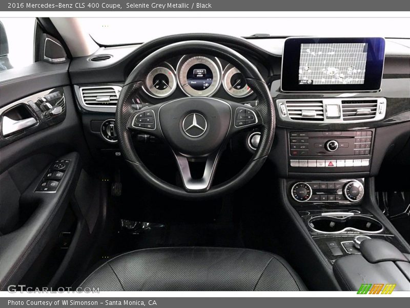 Selenite Grey Metallic / Black 2016 Mercedes-Benz CLS 400 Coupe