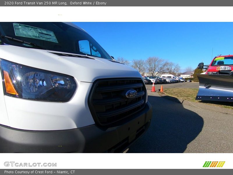 Oxford White / Ebony 2020 Ford Transit Van 250 MR Long