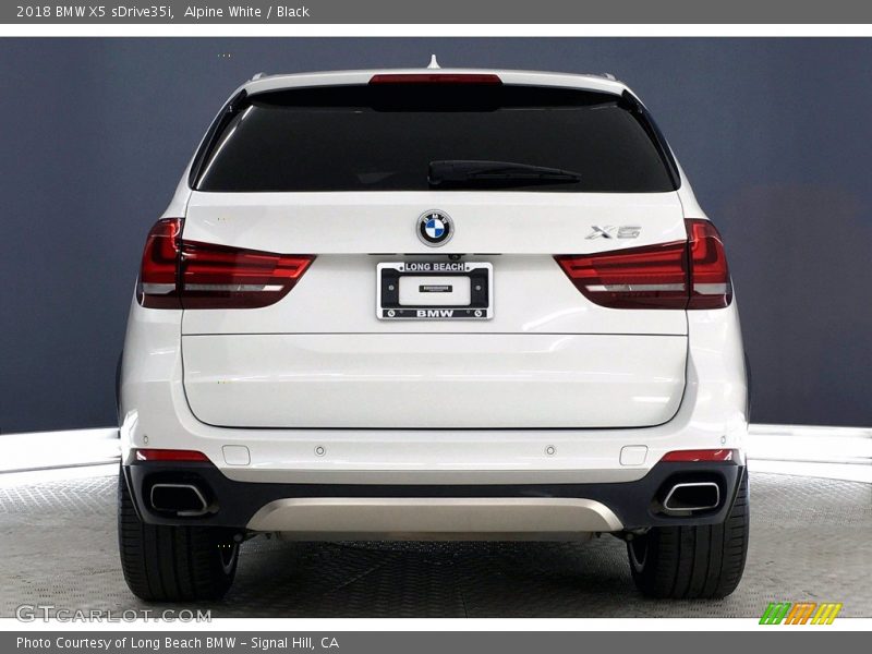 Alpine White / Black 2018 BMW X5 sDrive35i