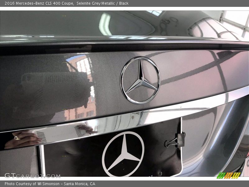 Selenite Grey Metallic / Black 2016 Mercedes-Benz CLS 400 Coupe