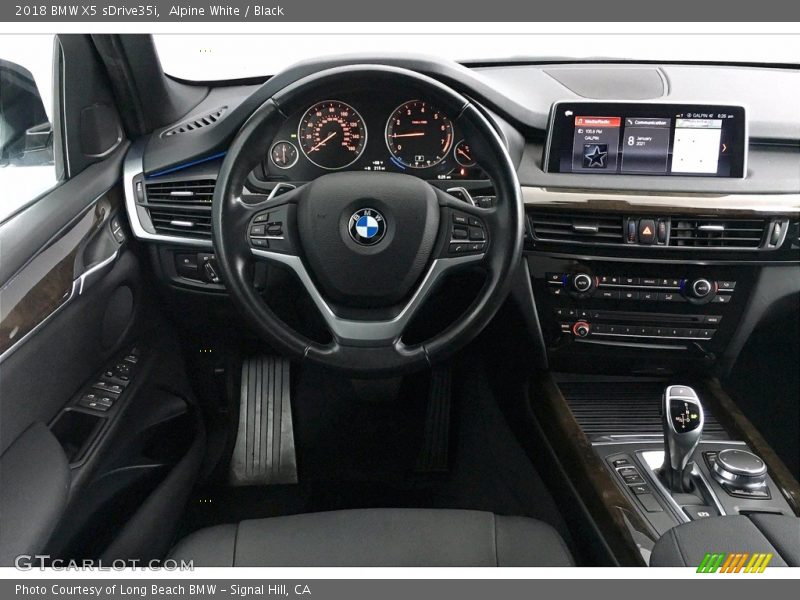 Alpine White / Black 2018 BMW X5 sDrive35i