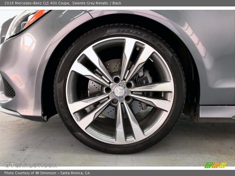 Selenite Grey Metallic / Black 2016 Mercedes-Benz CLS 400 Coupe