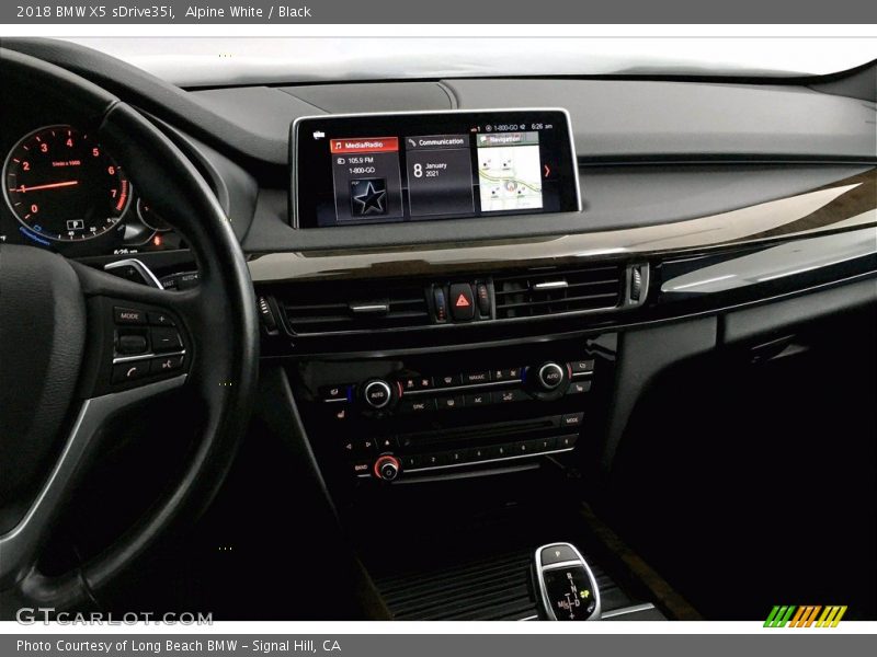 Alpine White / Black 2018 BMW X5 sDrive35i