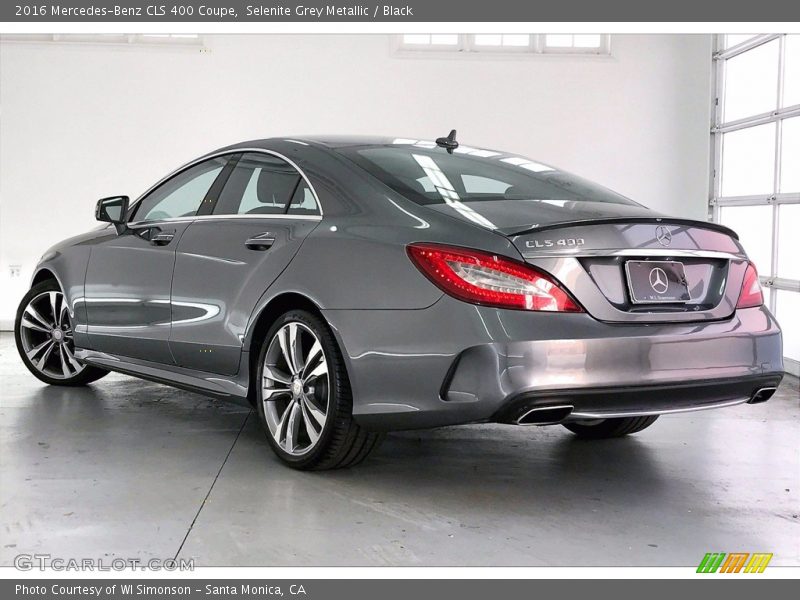 Selenite Grey Metallic / Black 2016 Mercedes-Benz CLS 400 Coupe