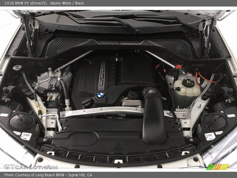 Alpine White / Black 2018 BMW X5 sDrive35i