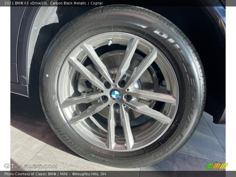 Carbon Black Metallic / Cognac 2021 BMW X3 xDrive30i