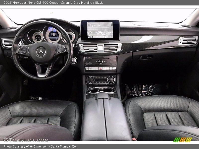 Selenite Grey Metallic / Black 2016 Mercedes-Benz CLS 400 Coupe