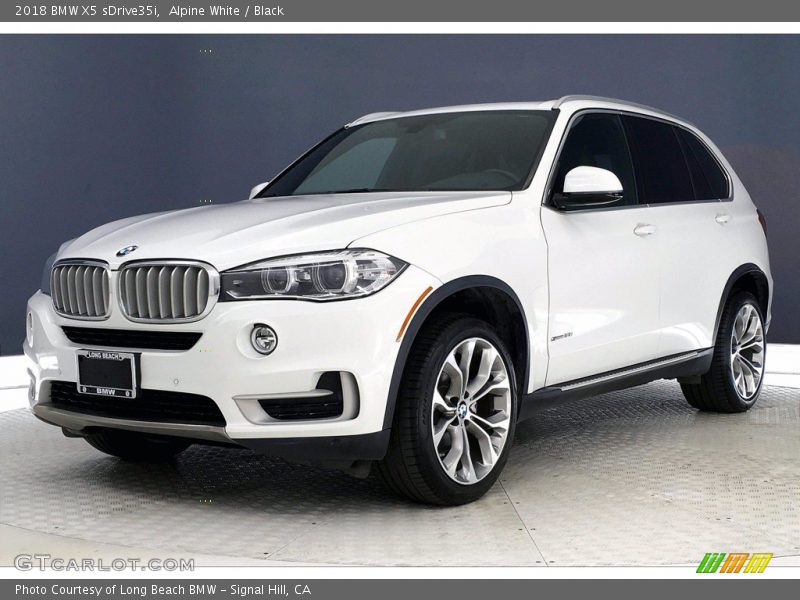 Alpine White / Black 2018 BMW X5 sDrive35i