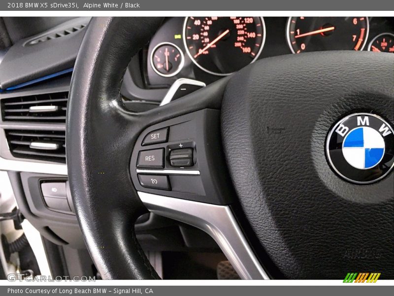 Alpine White / Black 2018 BMW X5 sDrive35i