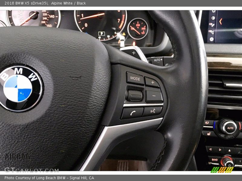 Alpine White / Black 2018 BMW X5 sDrive35i