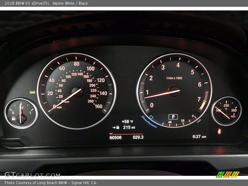 Alpine White / Black 2018 BMW X5 sDrive35i