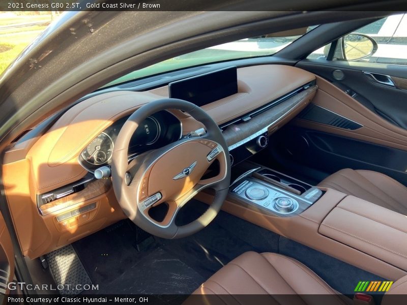 Front Seat of 2021 G80 2.5T