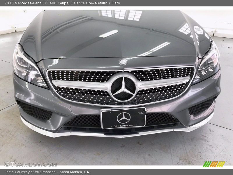 Selenite Grey Metallic / Black 2016 Mercedes-Benz CLS 400 Coupe