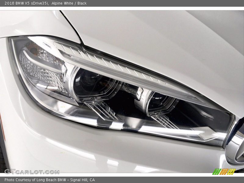 Alpine White / Black 2018 BMW X5 sDrive35i