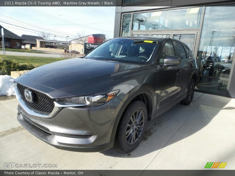 Machine Gray Metallic / Black 2021 Mazda CX-5 Touring AWD