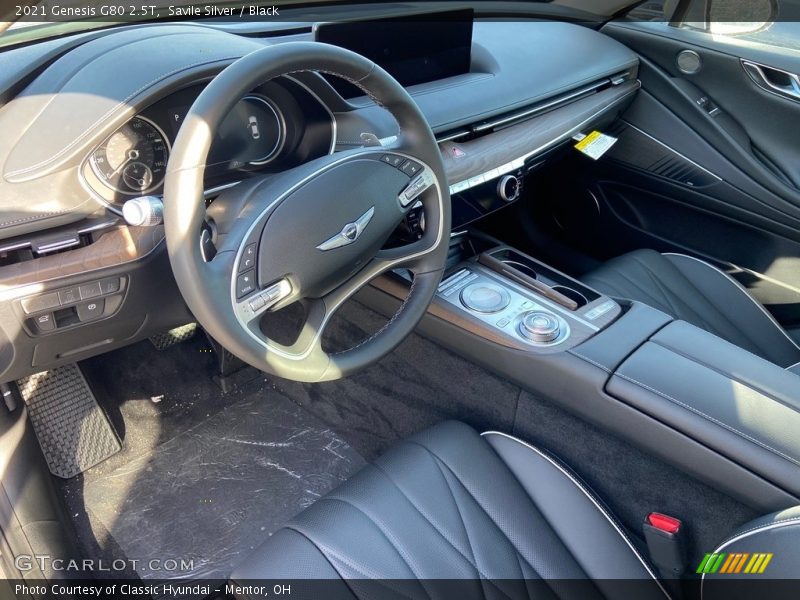  2021 G80 2.5T Black Interior