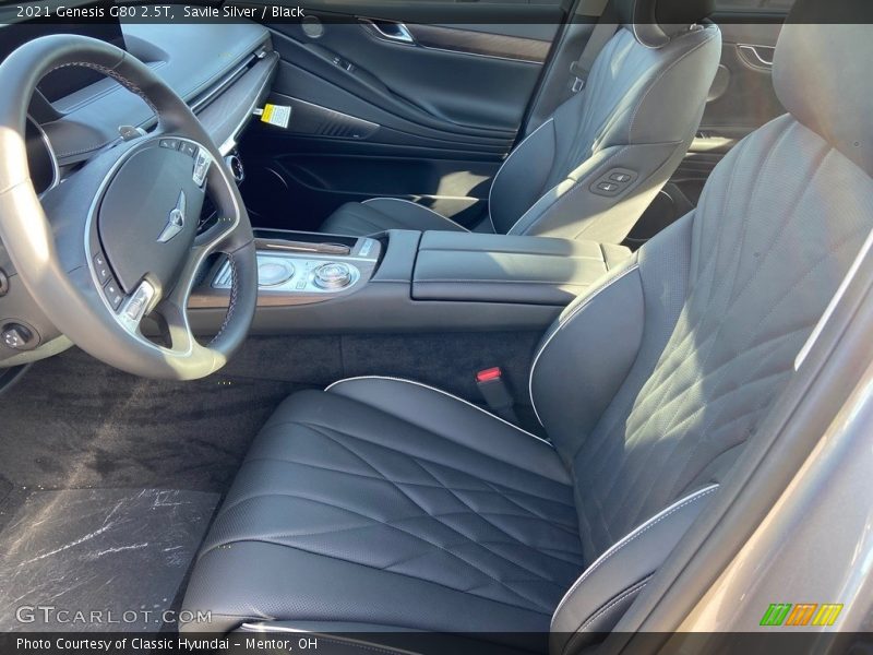 Front Seat of 2021 G80 2.5T