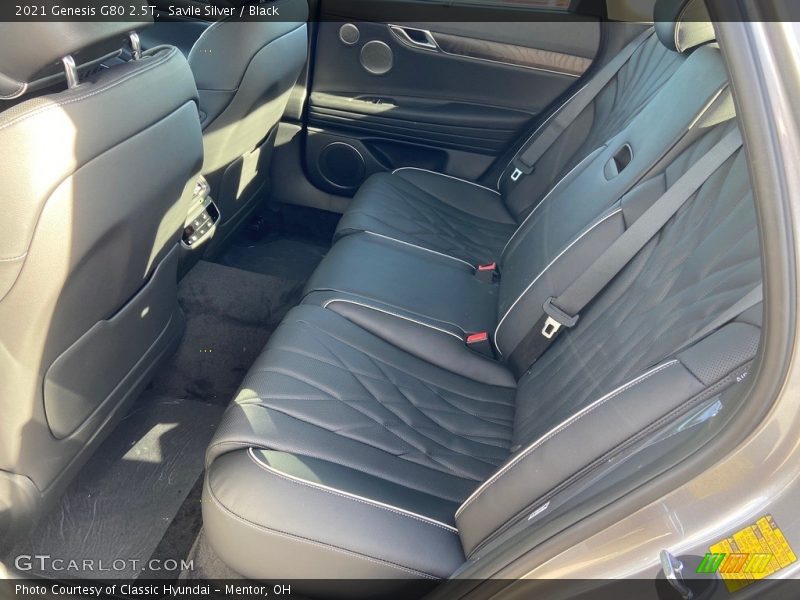 Rear Seat of 2021 G80 2.5T