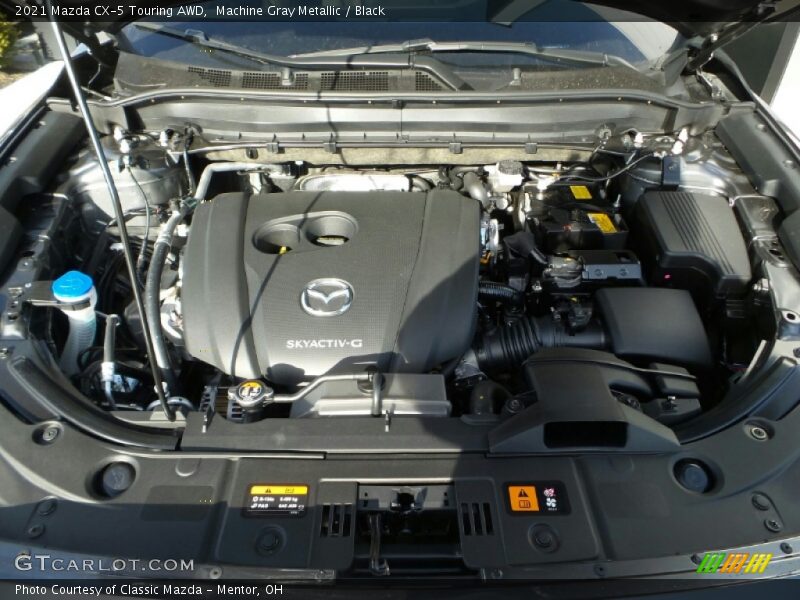 Machine Gray Metallic / Black 2021 Mazda CX-5 Touring AWD