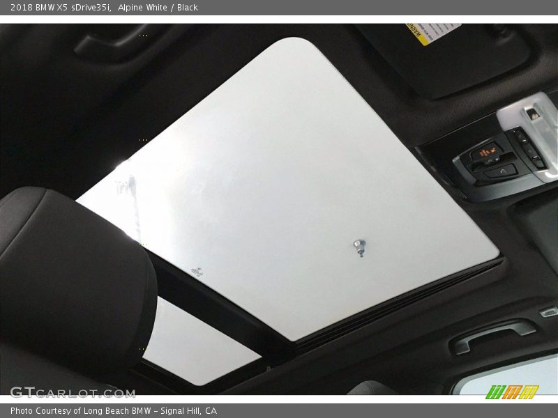 Alpine White / Black 2018 BMW X5 sDrive35i