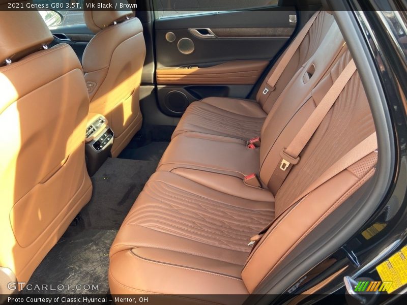 Rear Seat of 2021 G80 3.5T
