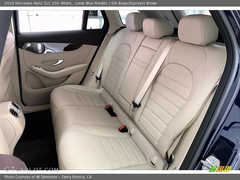 Lunar Blue Metallic / Silk Beige/Espresso Brown 2018 Mercedes-Benz GLC 300 4Matic