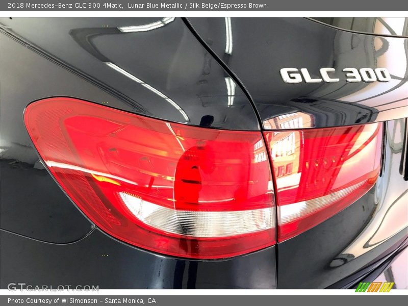 Lunar Blue Metallic / Silk Beige/Espresso Brown 2018 Mercedes-Benz GLC 300 4Matic