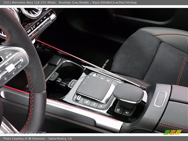 Mountain Grey Metallic / Black/DINAMICA w/Red Stitching 2021 Mercedes-Benz GLB 250 4Matic