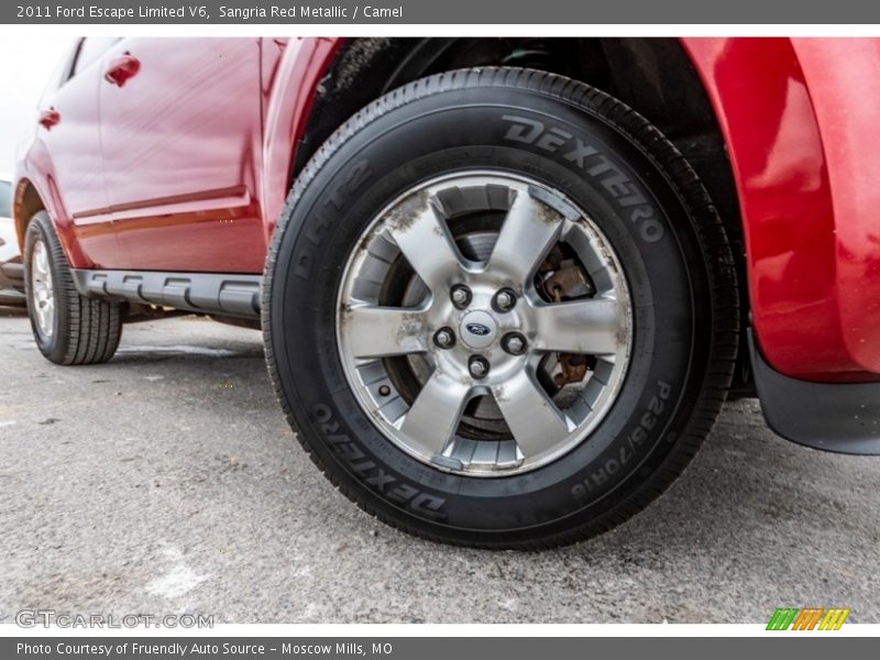 Sangria Red Metallic / Camel 2011 Ford Escape Limited V6