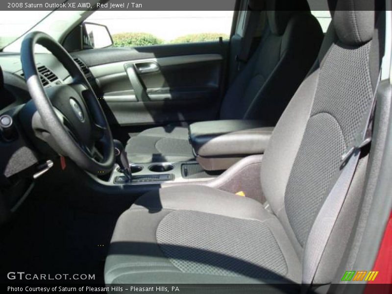 Red Jewel / Tan 2008 Saturn Outlook XE AWD
