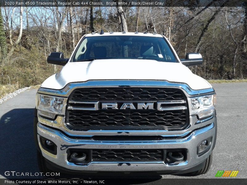 Bright White / Black/Diesel Gray 2020 Ram 4500 Tradesman Regular Cab 4x4 Chassis