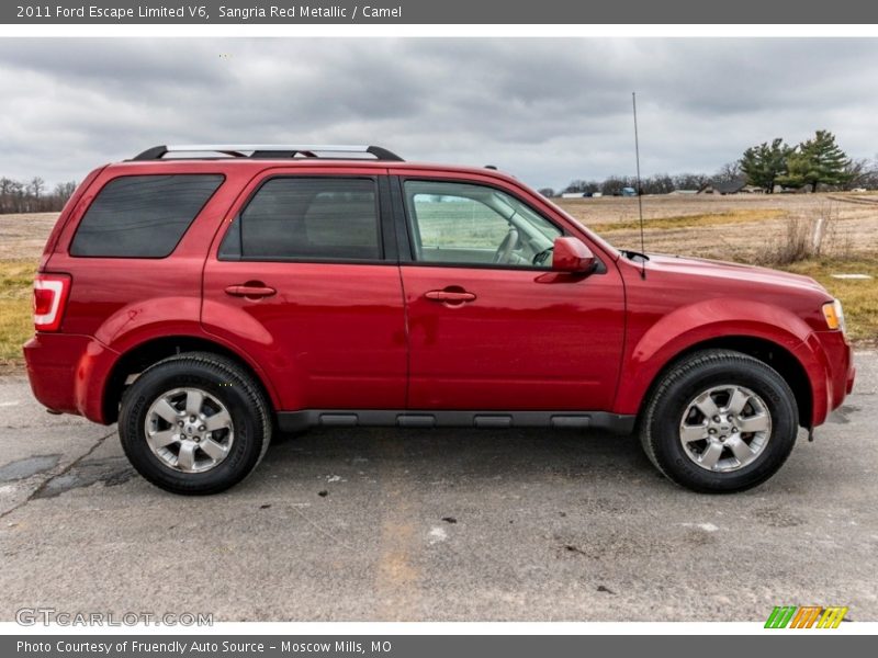 Sangria Red Metallic / Camel 2011 Ford Escape Limited V6