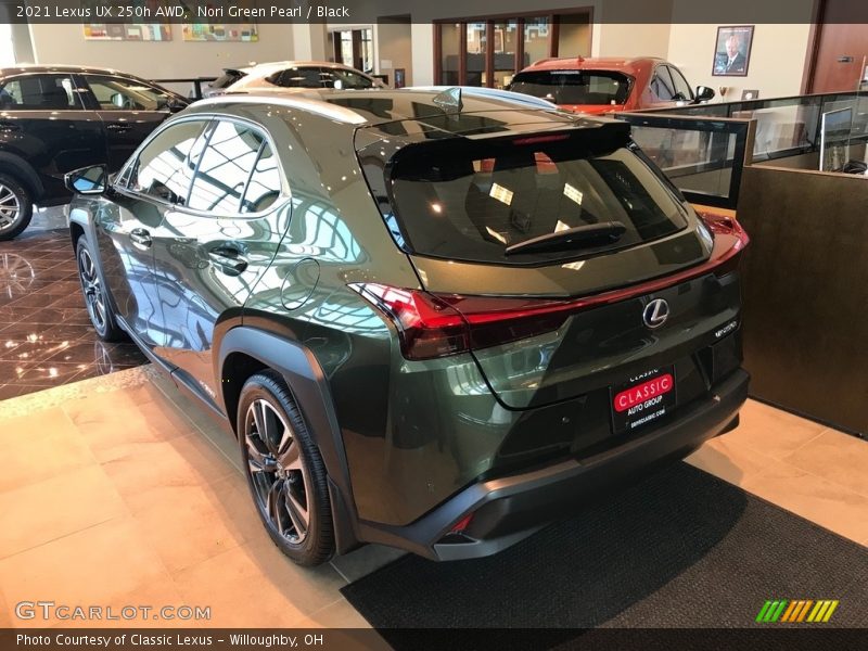 Nori Green Pearl / Black 2021 Lexus UX 250h AWD