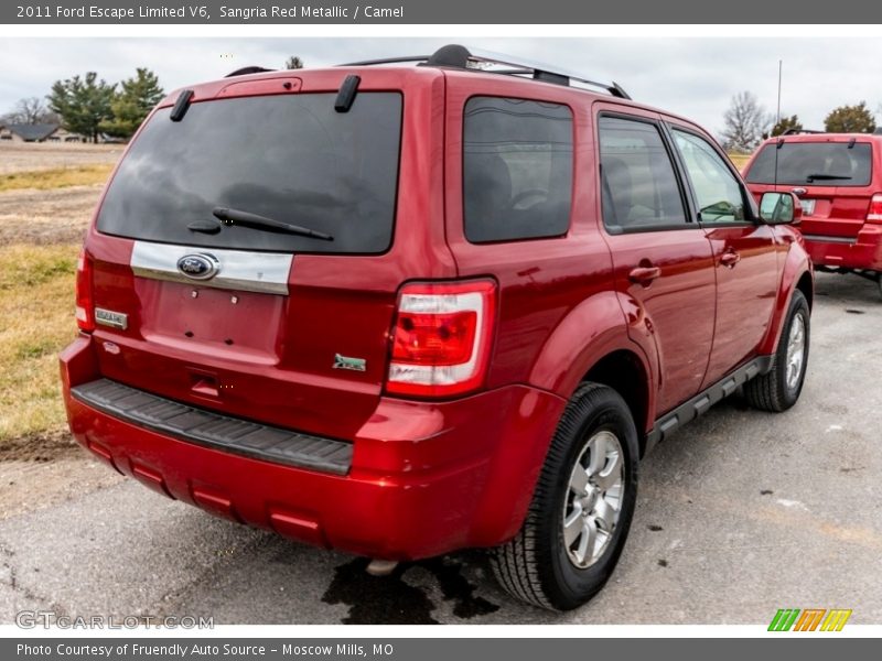 Sangria Red Metallic / Camel 2011 Ford Escape Limited V6