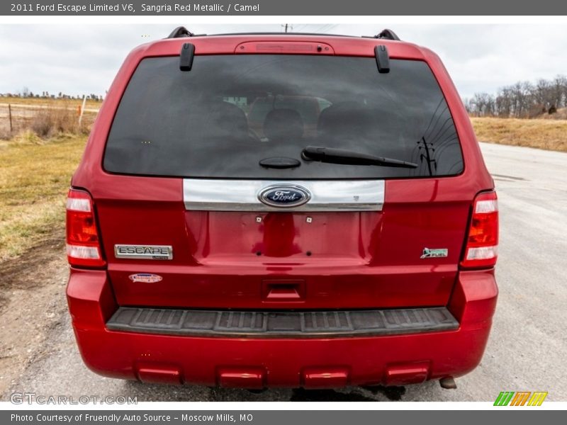 Sangria Red Metallic / Camel 2011 Ford Escape Limited V6