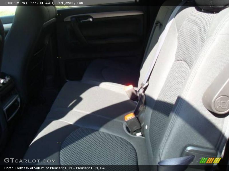Red Jewel / Tan 2008 Saturn Outlook XE AWD