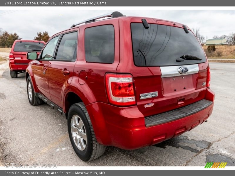 Sangria Red Metallic / Camel 2011 Ford Escape Limited V6