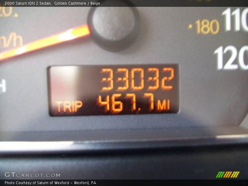 Golden Cashmere / Beige 2006 Saturn ION 2 Sedan