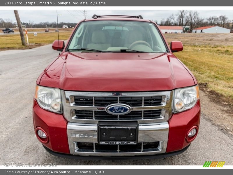 Sangria Red Metallic / Camel 2011 Ford Escape Limited V6