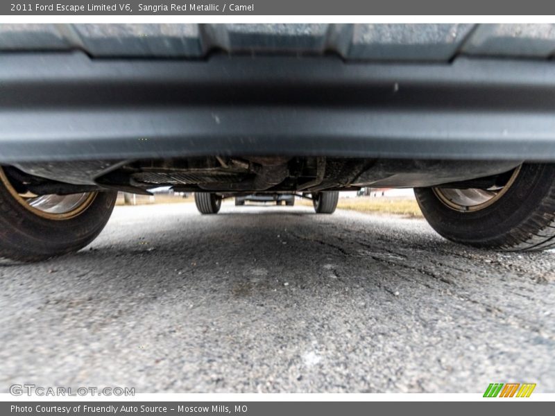 Sangria Red Metallic / Camel 2011 Ford Escape Limited V6