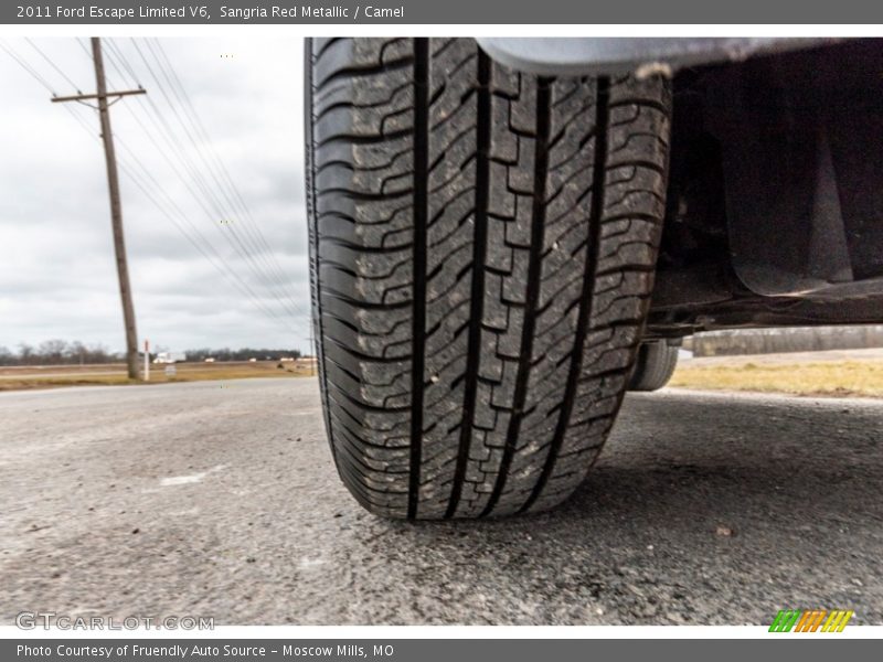 Sangria Red Metallic / Camel 2011 Ford Escape Limited V6