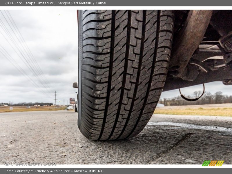 Sangria Red Metallic / Camel 2011 Ford Escape Limited V6