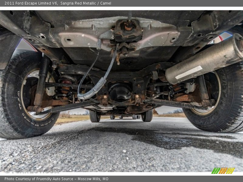 Sangria Red Metallic / Camel 2011 Ford Escape Limited V6
