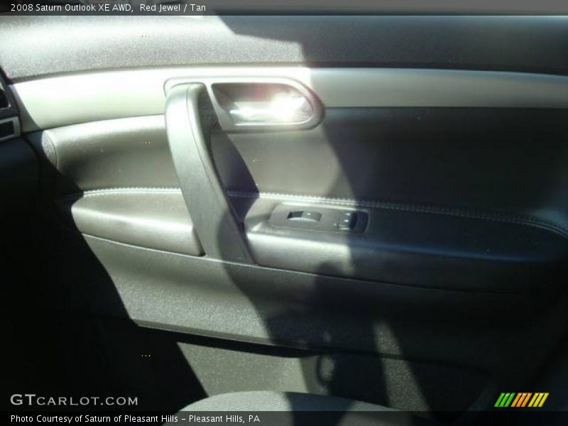 Red Jewel / Tan 2008 Saturn Outlook XE AWD