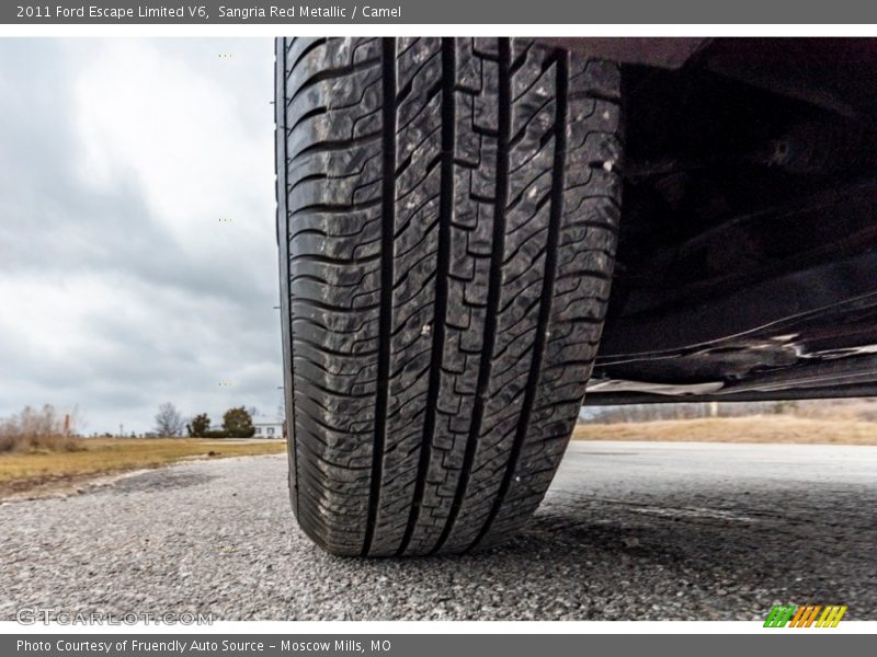 Sangria Red Metallic / Camel 2011 Ford Escape Limited V6