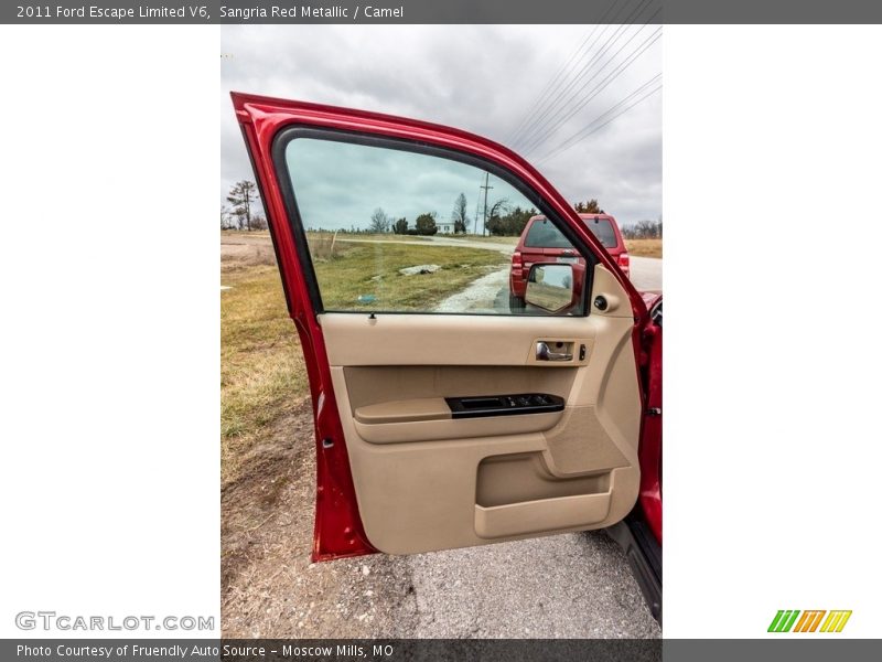 Sangria Red Metallic / Camel 2011 Ford Escape Limited V6