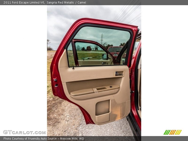 Sangria Red Metallic / Camel 2011 Ford Escape Limited V6