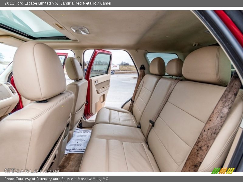 Sangria Red Metallic / Camel 2011 Ford Escape Limited V6