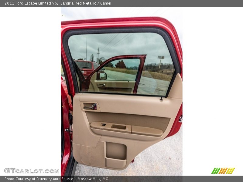 Sangria Red Metallic / Camel 2011 Ford Escape Limited V6