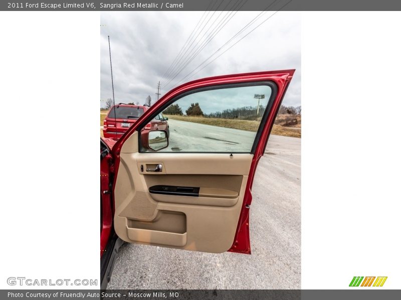 Sangria Red Metallic / Camel 2011 Ford Escape Limited V6